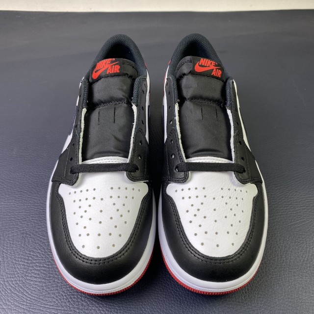 DG BATCH Air Jordan 1 Low  "Black Toe" 553558 116