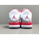 X BATCH Air Jordan 3 Retro Cardinal Red 398614 126