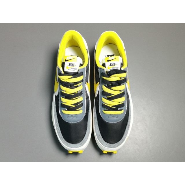OG BATCH Sacai x Nike LDWaffle "Black And Bright Citron" DJ4877 001