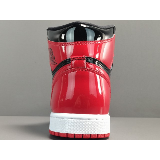 X BATCH Air Jordan 1 High OG "Bred Patent" 555088 063