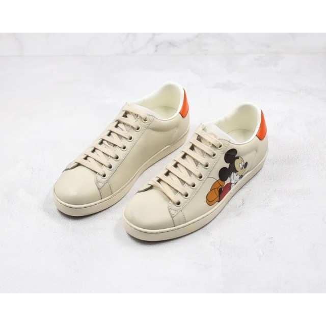 TOP BATCH Disney x Gucci Ace Embroidered Low-GG "Mickey" 603697 AYO70 9591