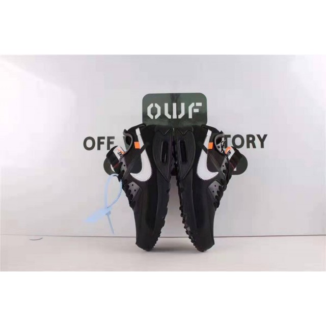 OWF Batch Unisex OFF WHITE x Nike Air Max 90 Black AA7293 001