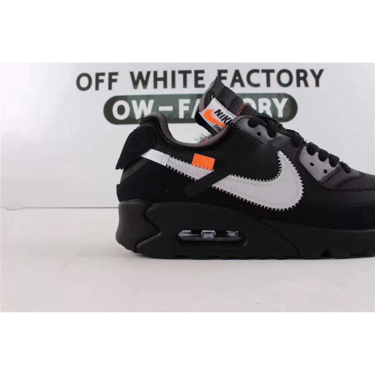 Buy OWF Batch Unisex OFF WHITE x Nike Air Max 90 Black AA7293 001 Online.