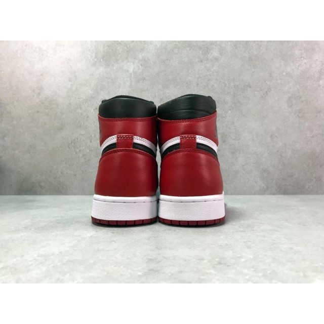 PK Batch Men's Air Jordan 1 "Black Toe" 555088 125